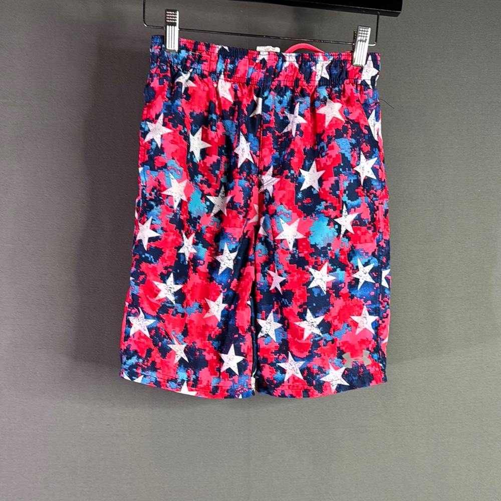 Under Armour Boys size medium Star Patterned trunks